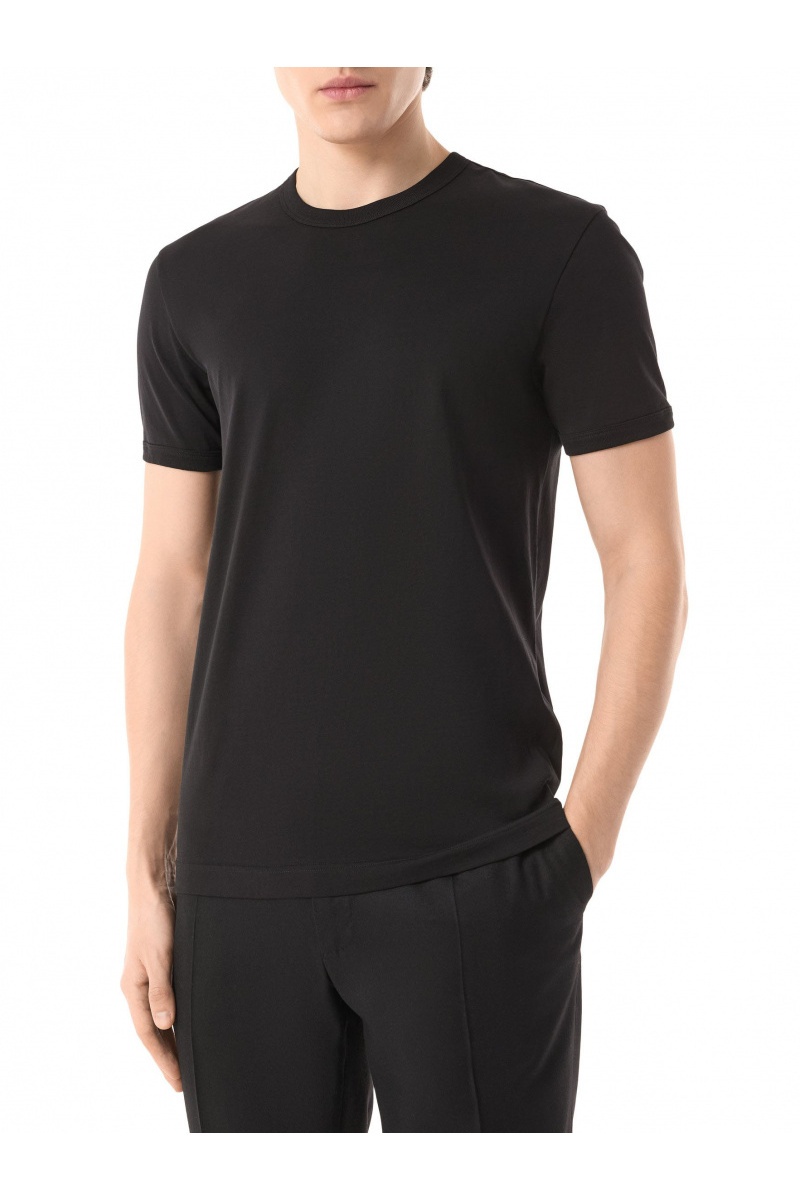 Dоlсе & Gаbbаnа Мужская чёрная футболка Premium