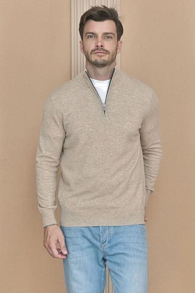 Кашемировый свитер Premium - Dark Beige
