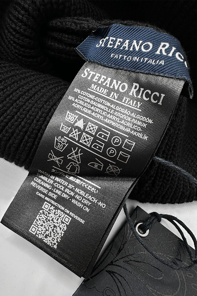 Stеfаnо Riссi Шапка logo-embroidered - Black