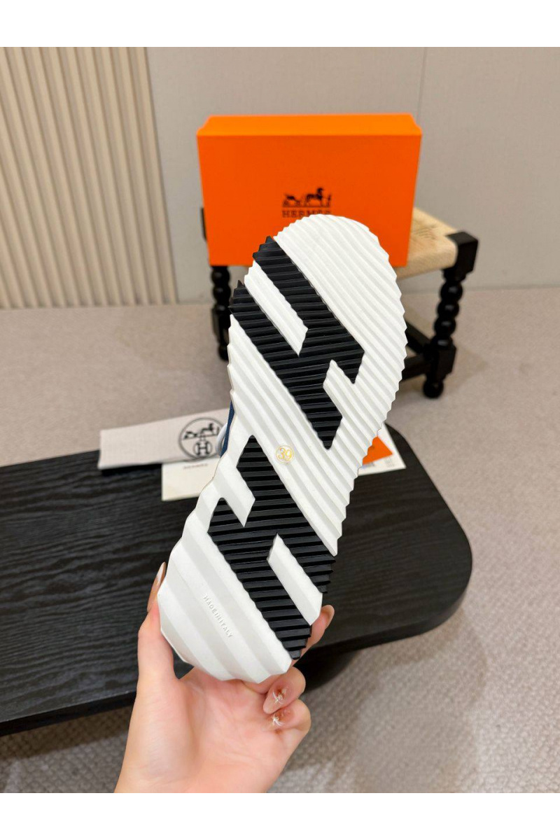 Hermes Текстильные кроссовки lift slip-on