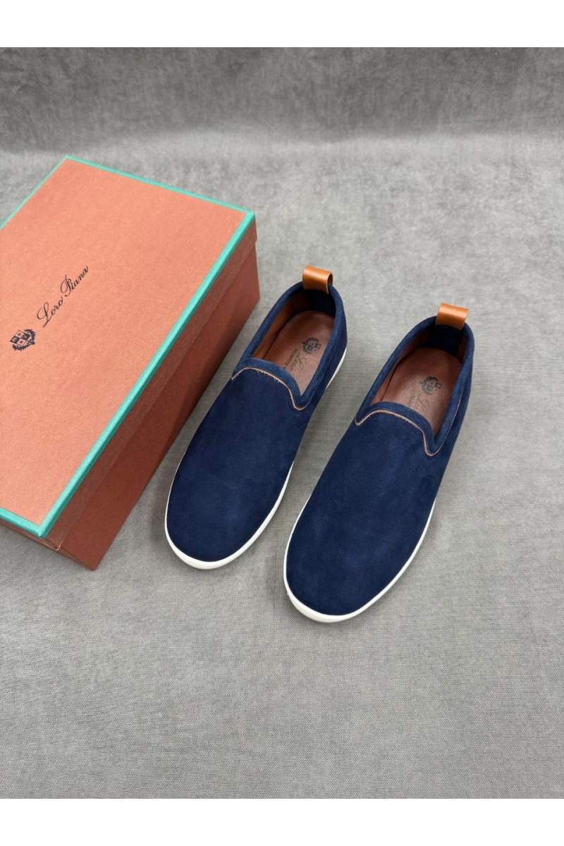 Loro Piana Мужские лоферы Venice Walk - Navy