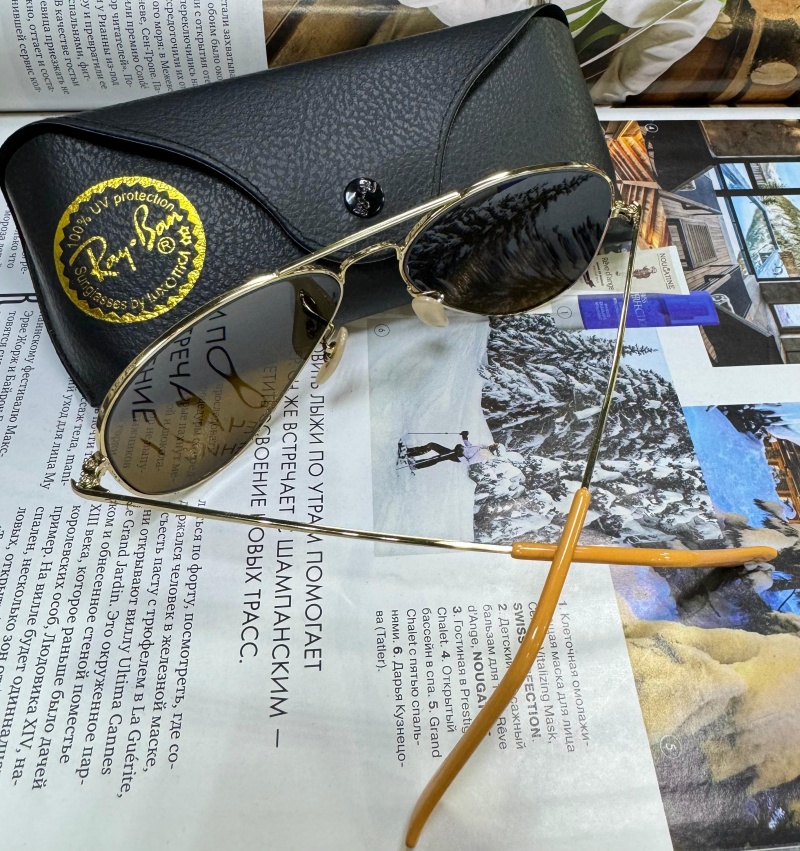 Ray-Ban Солнцезащитные очки Aviator Large Metal - Brown