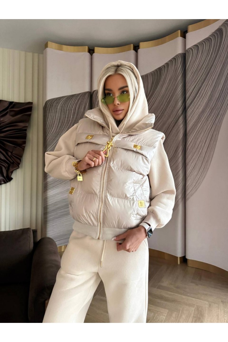 Schiaparelli Женский костюм тройка на флисе Premium - Beige