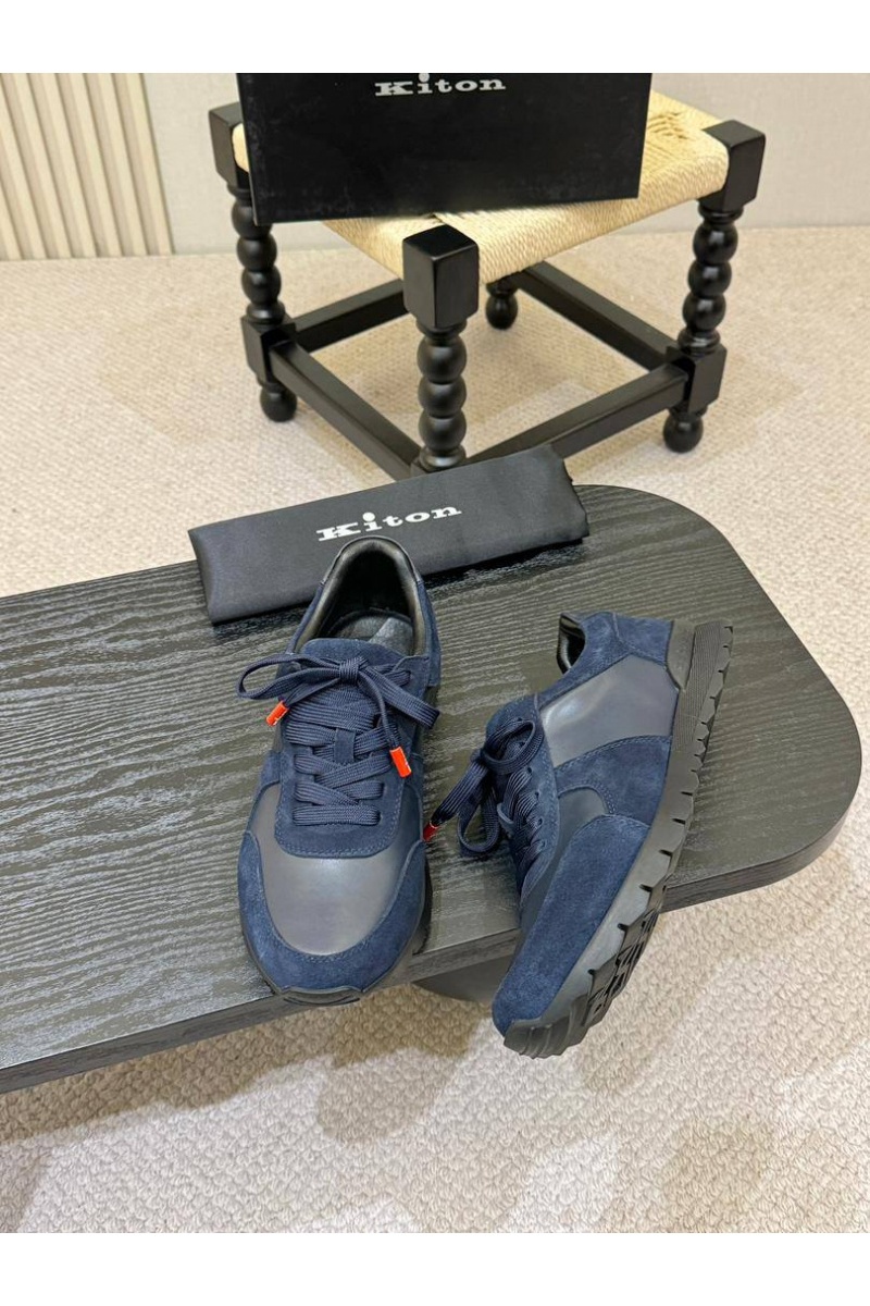 Kiton Мужские комбинированные кроссовки 