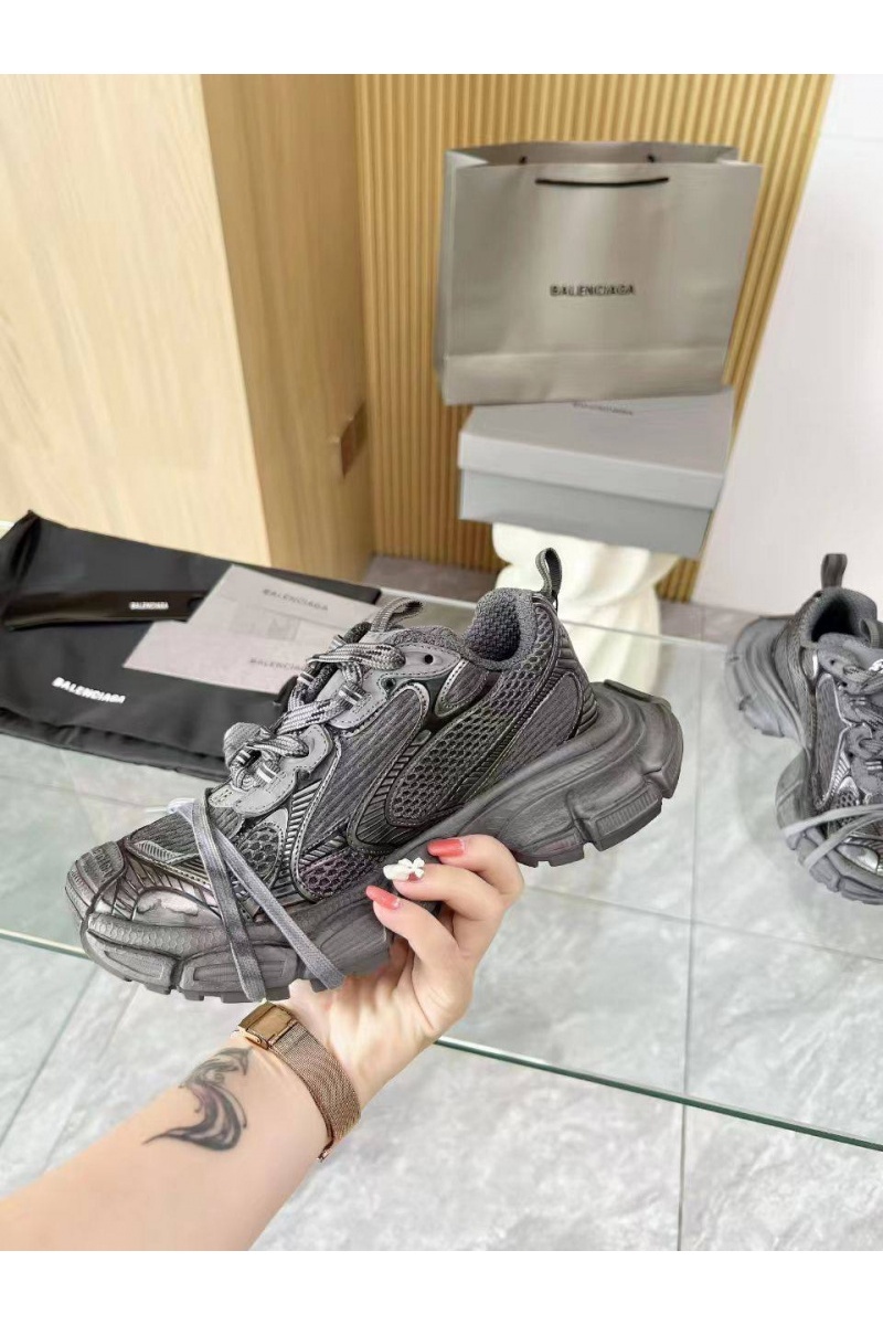 Balenciaga Женские кроссовки premium - Black