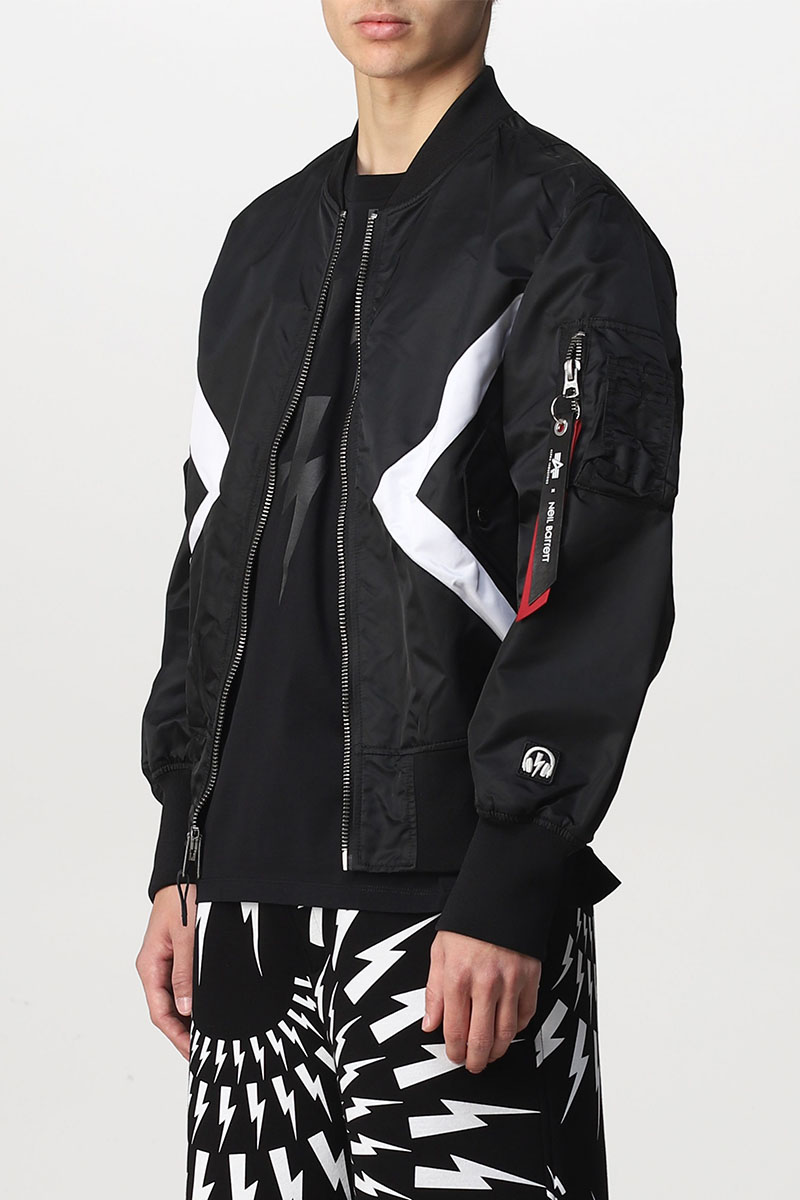 Neil Barrett Мужской двусторонний бомбер Alpha Industries Reversible