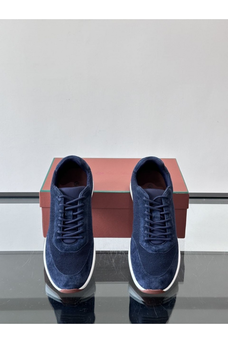 Loro Piana Мужские кроссовки Week End Walk - Navy