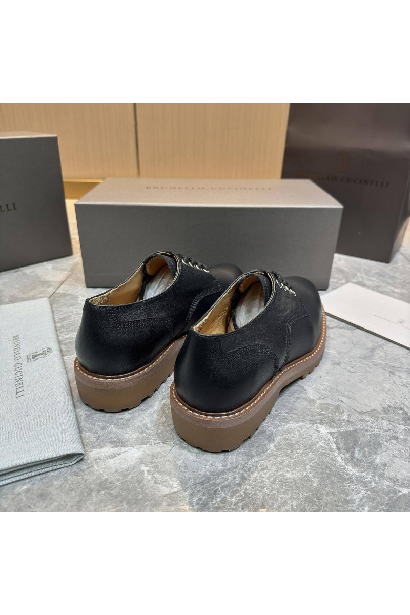 Brunеllо Сuсinеlli Кожаные ботинки чёрного цвета