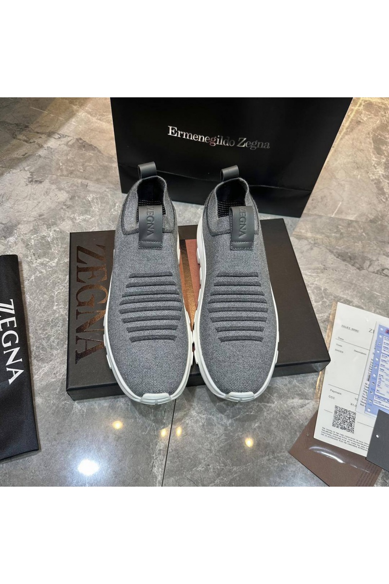 Zegna Мужские текстильные кроссовки