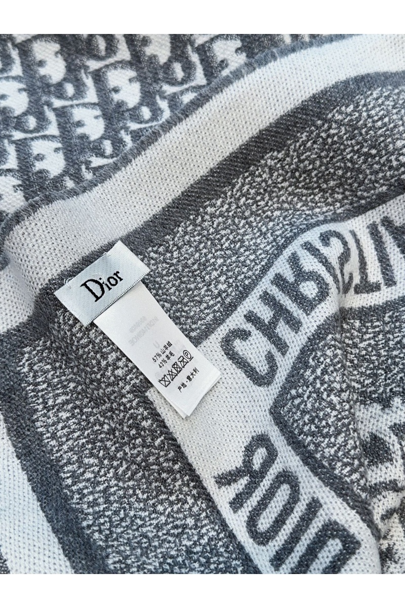 Dior Шарф Oblique Monogram premium 140x140 см
