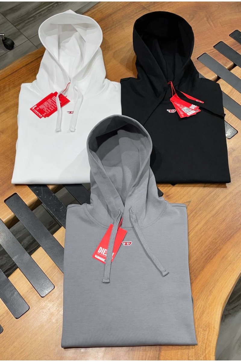 Diesel Мужское худи S-Ginn-Hood-D - Grey