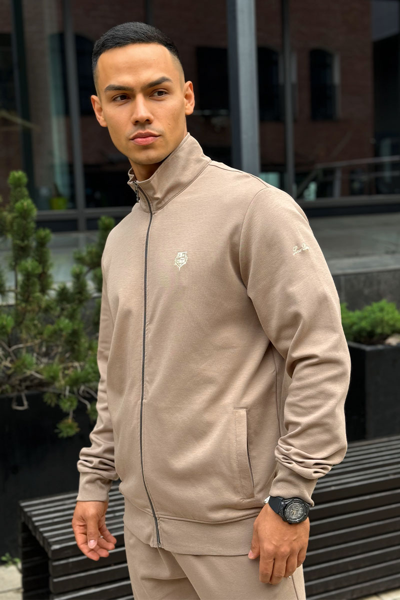 Loro Piana Спортивный костюм logo-embroidered - Beige