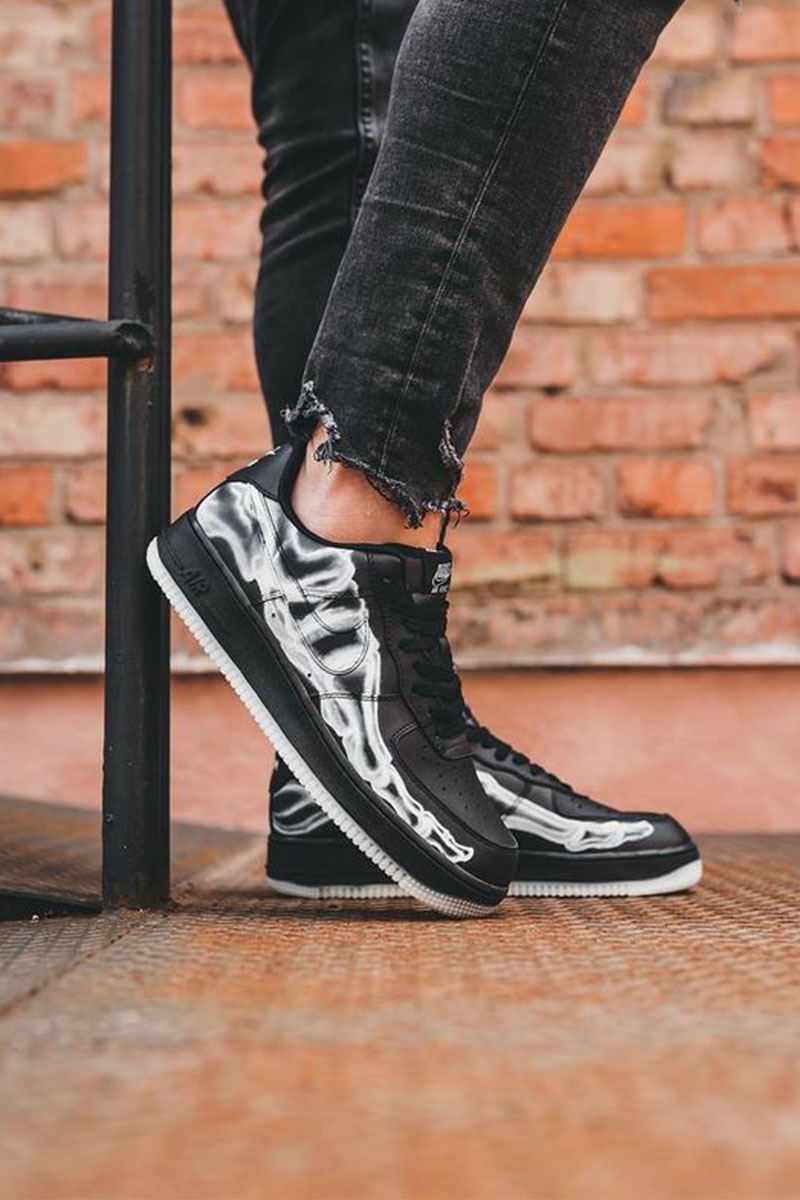 Nike Кроссовки AF1 Low "Skeleton" - Black