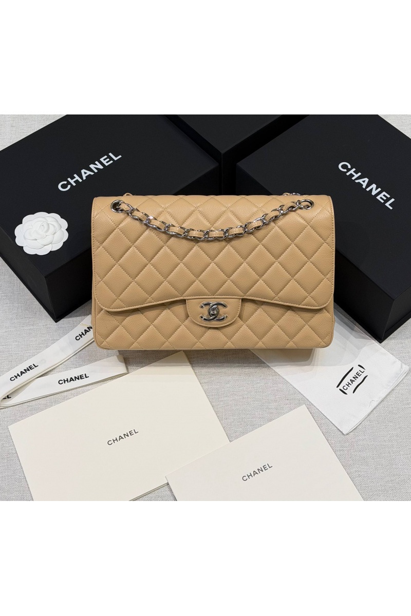 Chаnеl Кожаная сумка Classic Flap premium 30x20x9 см (8 расцветок)