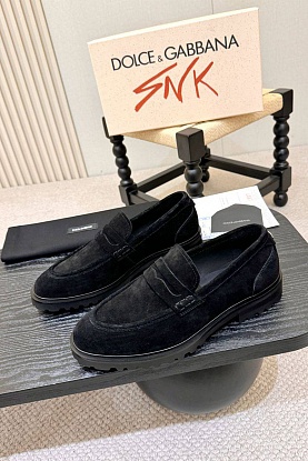 Мужские замшевые лоферы 