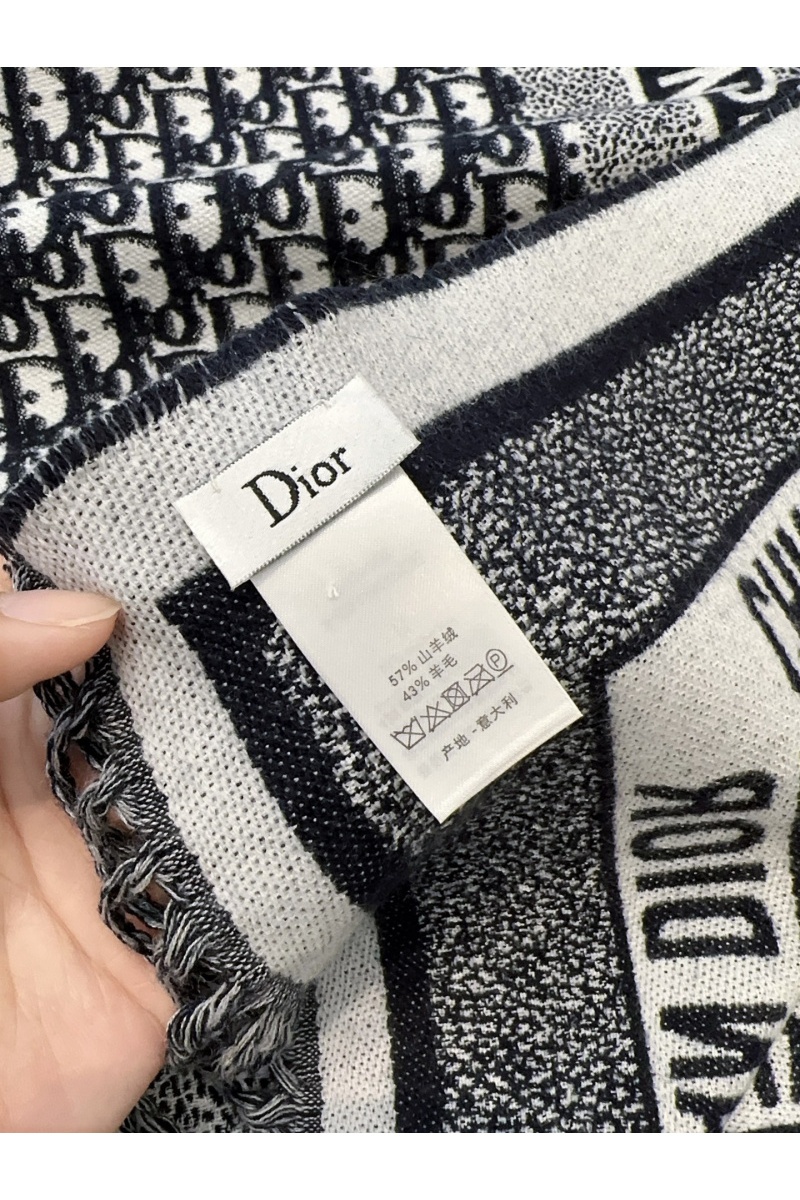 Dior Шарф Oblique Monogram premium 140x140 см