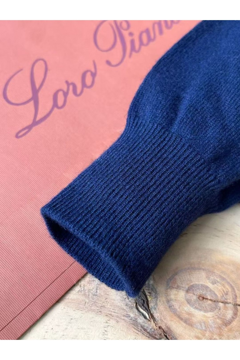 Loro Piana Мужская водолазка Premium - Dark Blue