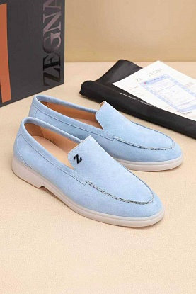 Мужские замшевые лоферы