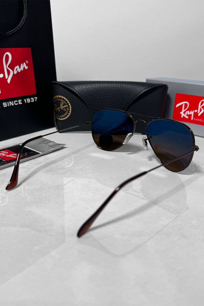 Ray-Ban Солнцезащитные очки Aviator Large Metal - Brown