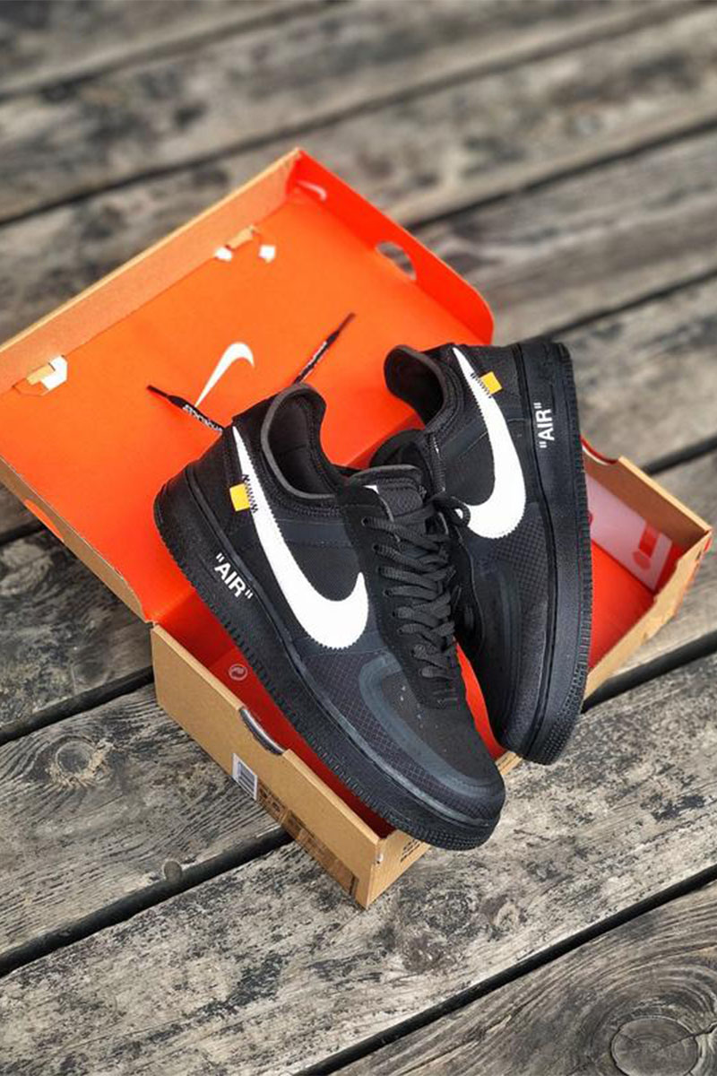 Nike Кроссовки Off-White x AF1 Low "Black"