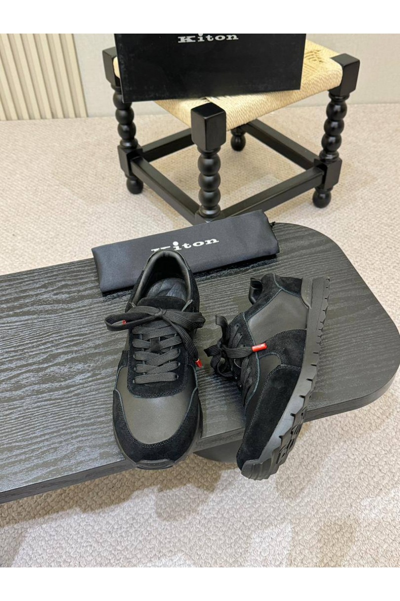 Kiton Мужские комбинированные кроссовки 