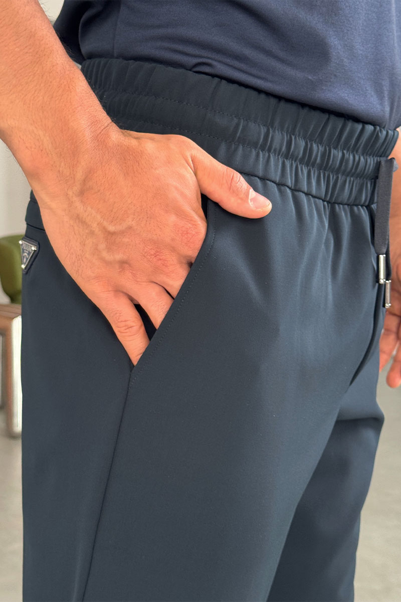 Prada Мужские тёмно-синие штаны 