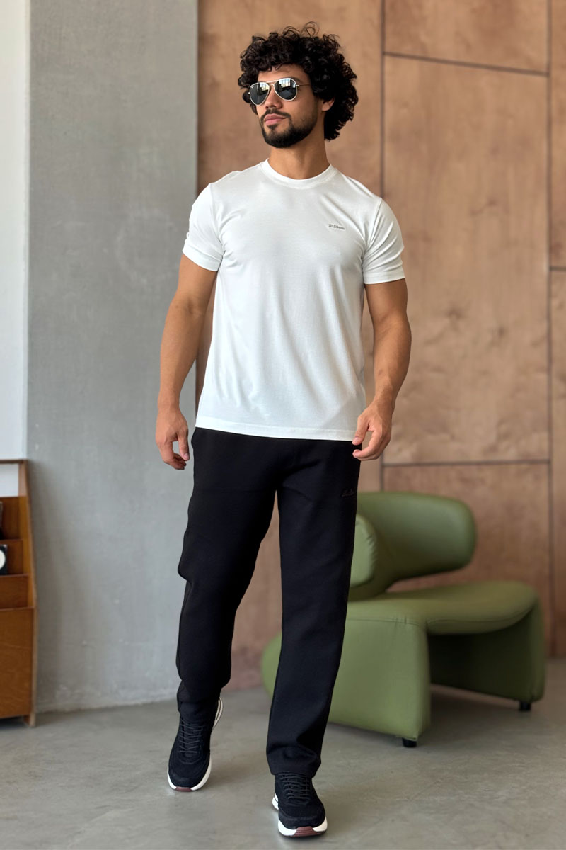 Kiton Мужская белая футболка 