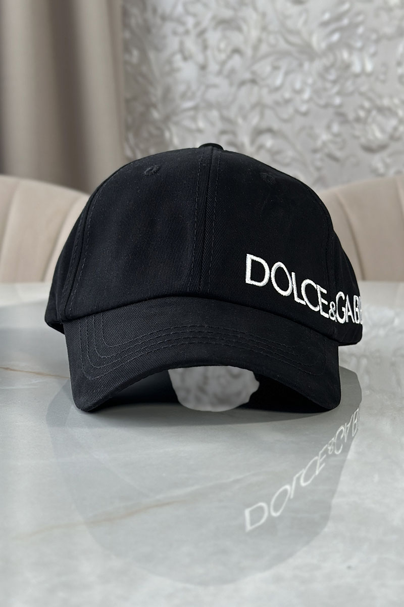 Dоlсе & Gаbbаnа Чёрная бейсболка embroidered-logo