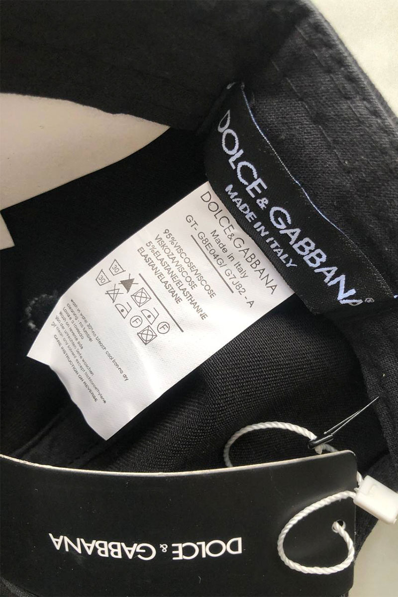 Dоlсе & Gаbbаnа Мужская чёрная бейсболка