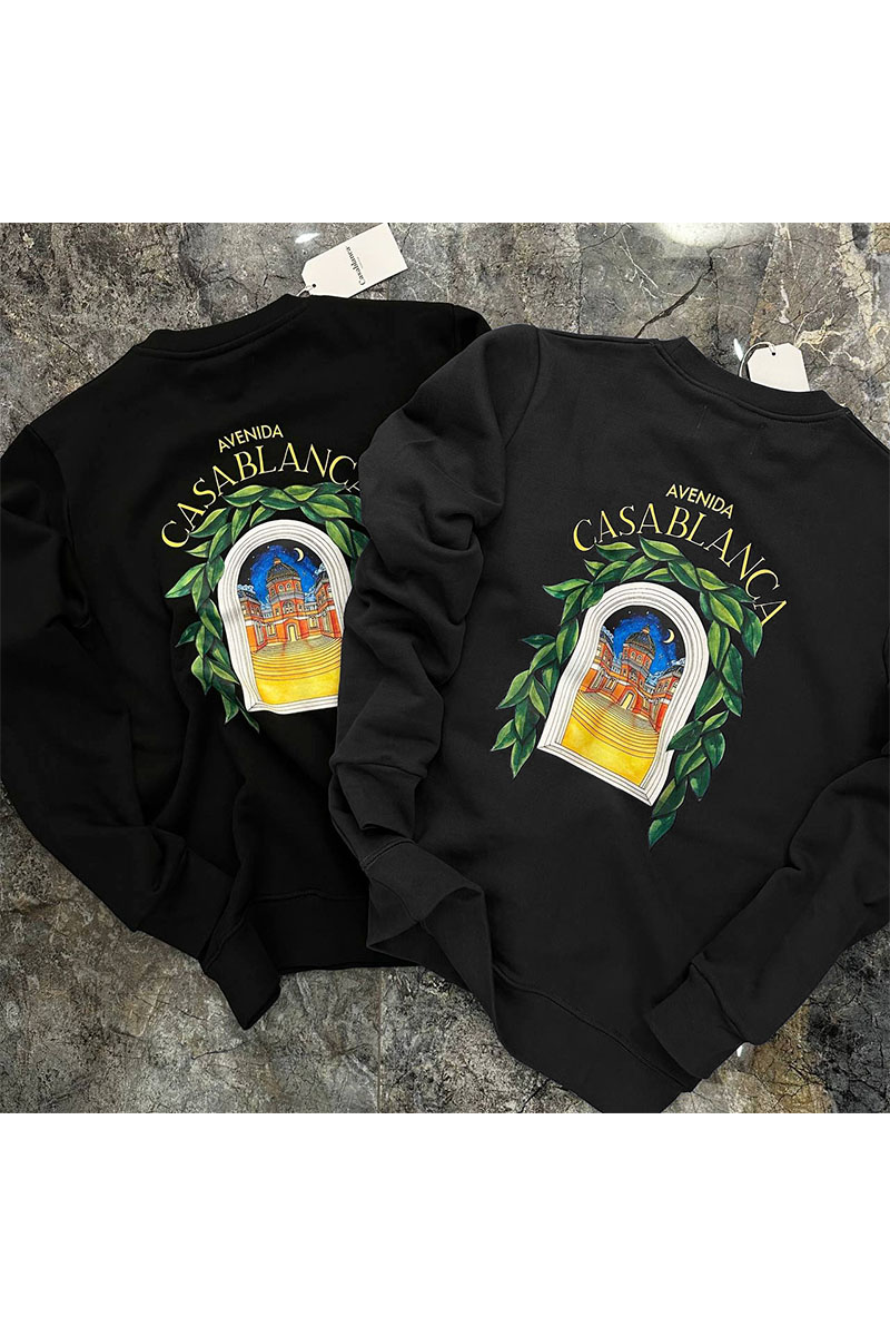Casablanca Чёрный свитшот Avenida