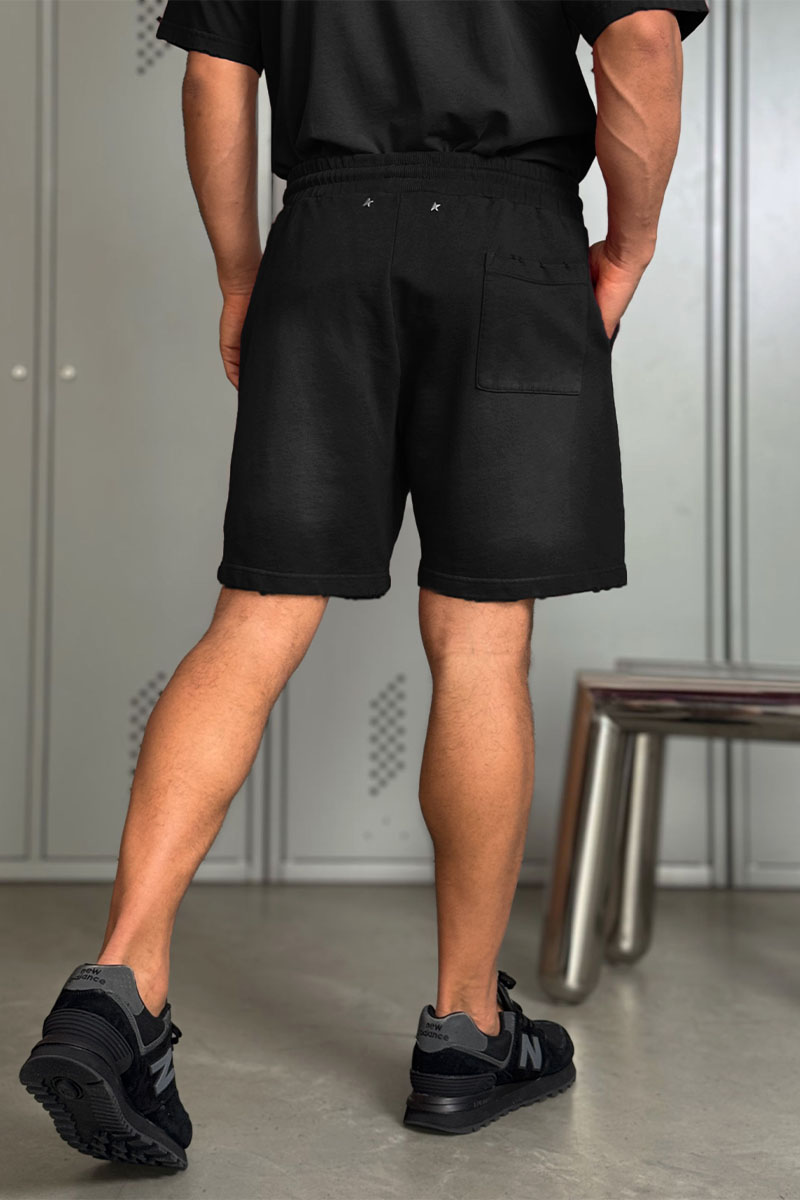 Designer Clothing Мужские чёрные шорты 