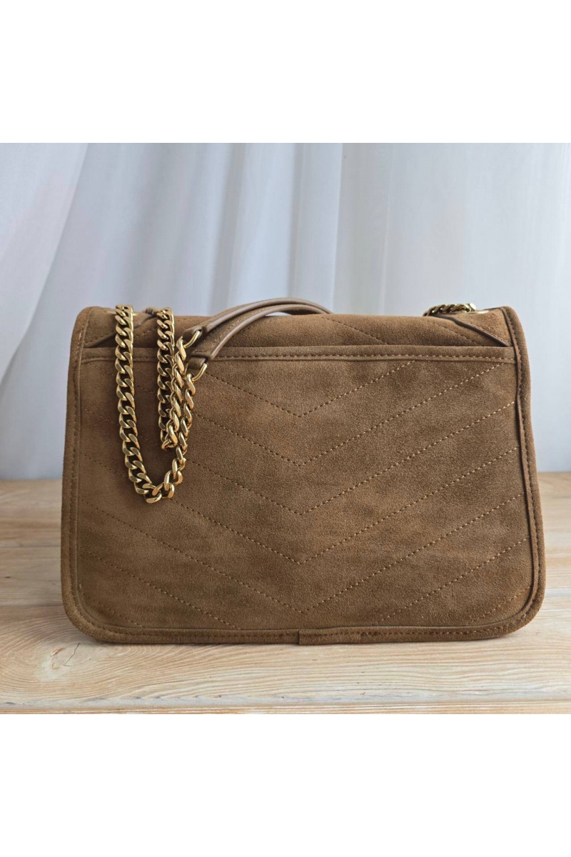 Yves Saint Laurent Замшевая сумка 28x21 см