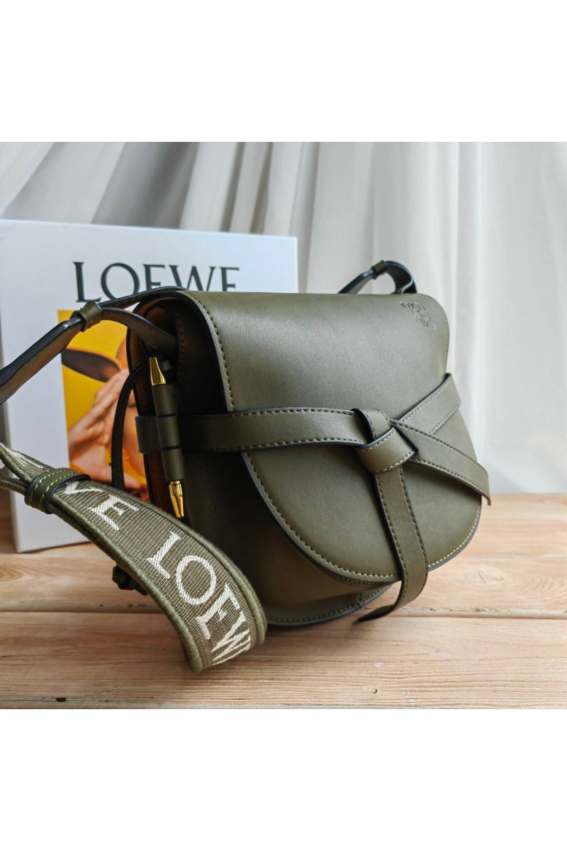 Loewe Женская кожаная сумка Gate small 21x20 см (3 расцветки)
