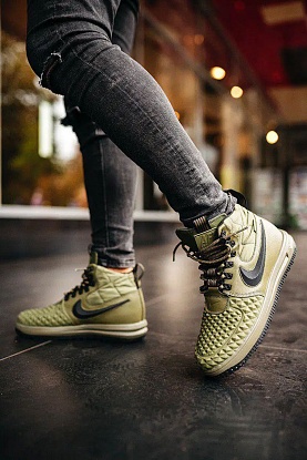 Кроссовки Lunar Force 1 Duckboot '17 - Olive