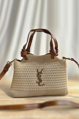Плетёная сумка 21x15 см