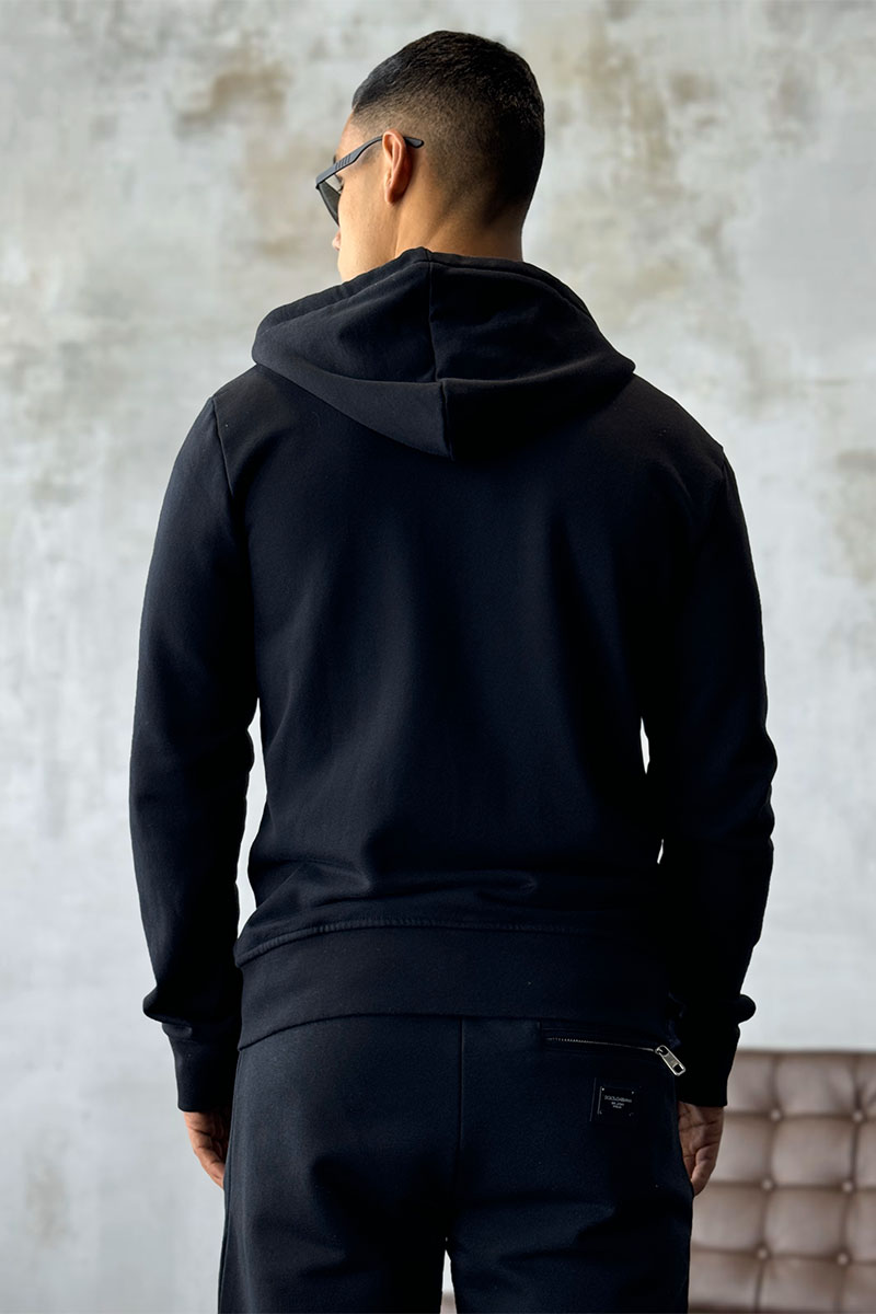 Dоlсе & Gаbbаnа Мужской чёрный костюм logo plaque