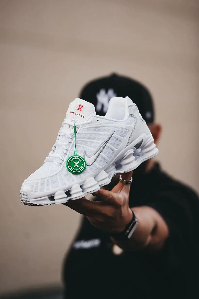 Nike Кроссовки Shox TL - White