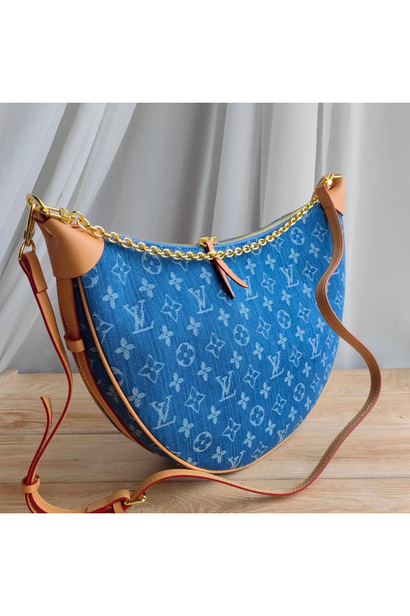 Lоuis Vuittоn Женская сумка Loop Hobo Monogram Jeans 35x25 см