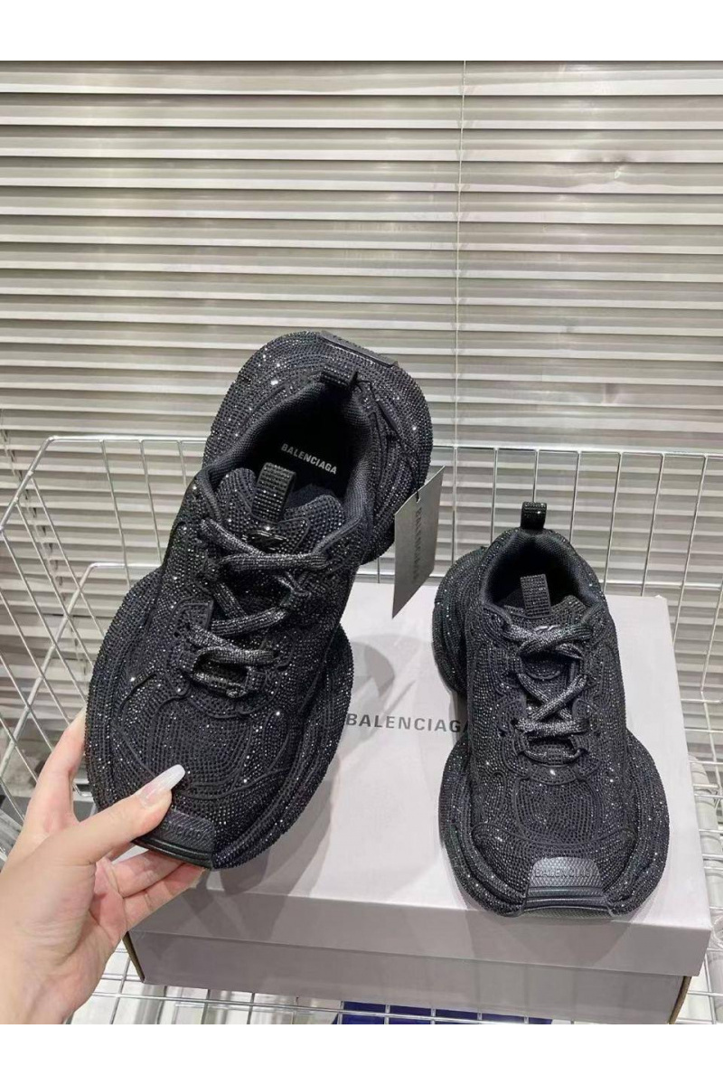 Balenciaga Женские кроссовки 3XL Rhinestones premium