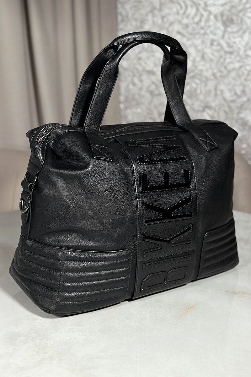 Dirk Bikkembergs Чёрная дорожная сумка 39x51x23 см