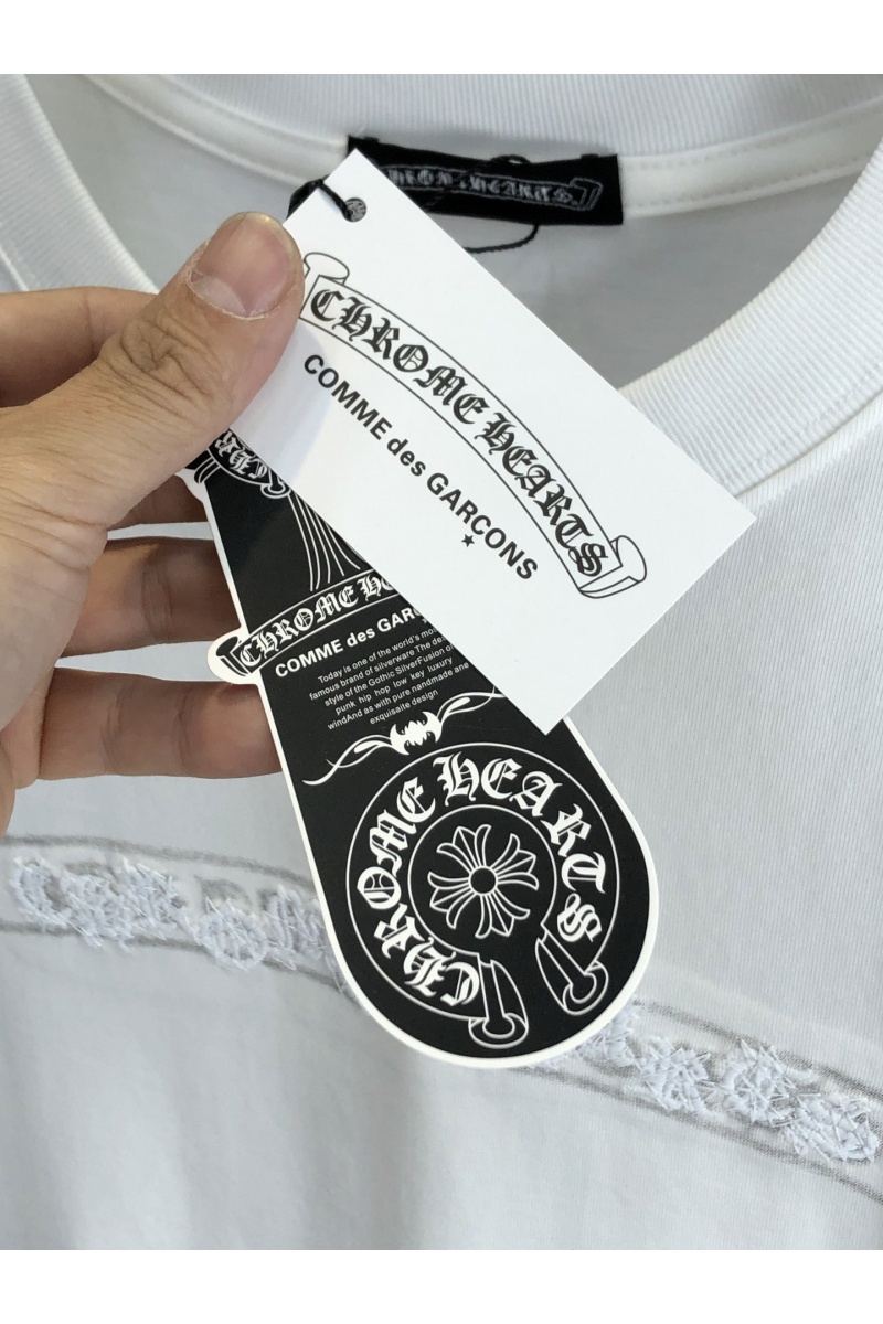 Chrome Hearts Белая оверсайз футболка Premium