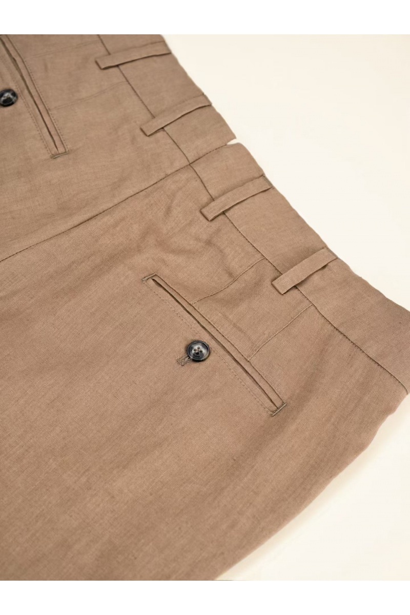 Loro Piana Мужские коричневые брюки premium
