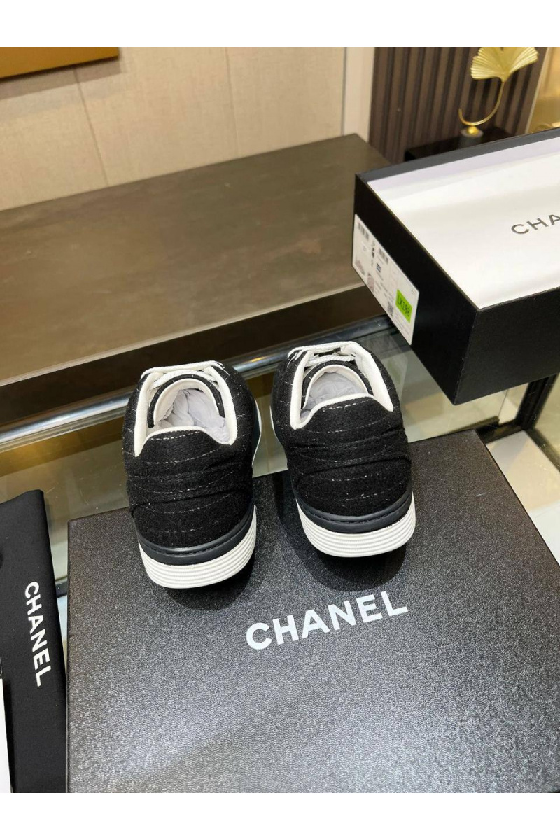 Chаnеl Женские кроссовки Tweed premium