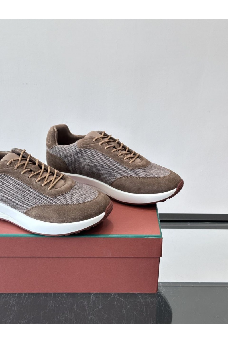 Loro Piana Мужские кроссовки Week End Walk - Brown