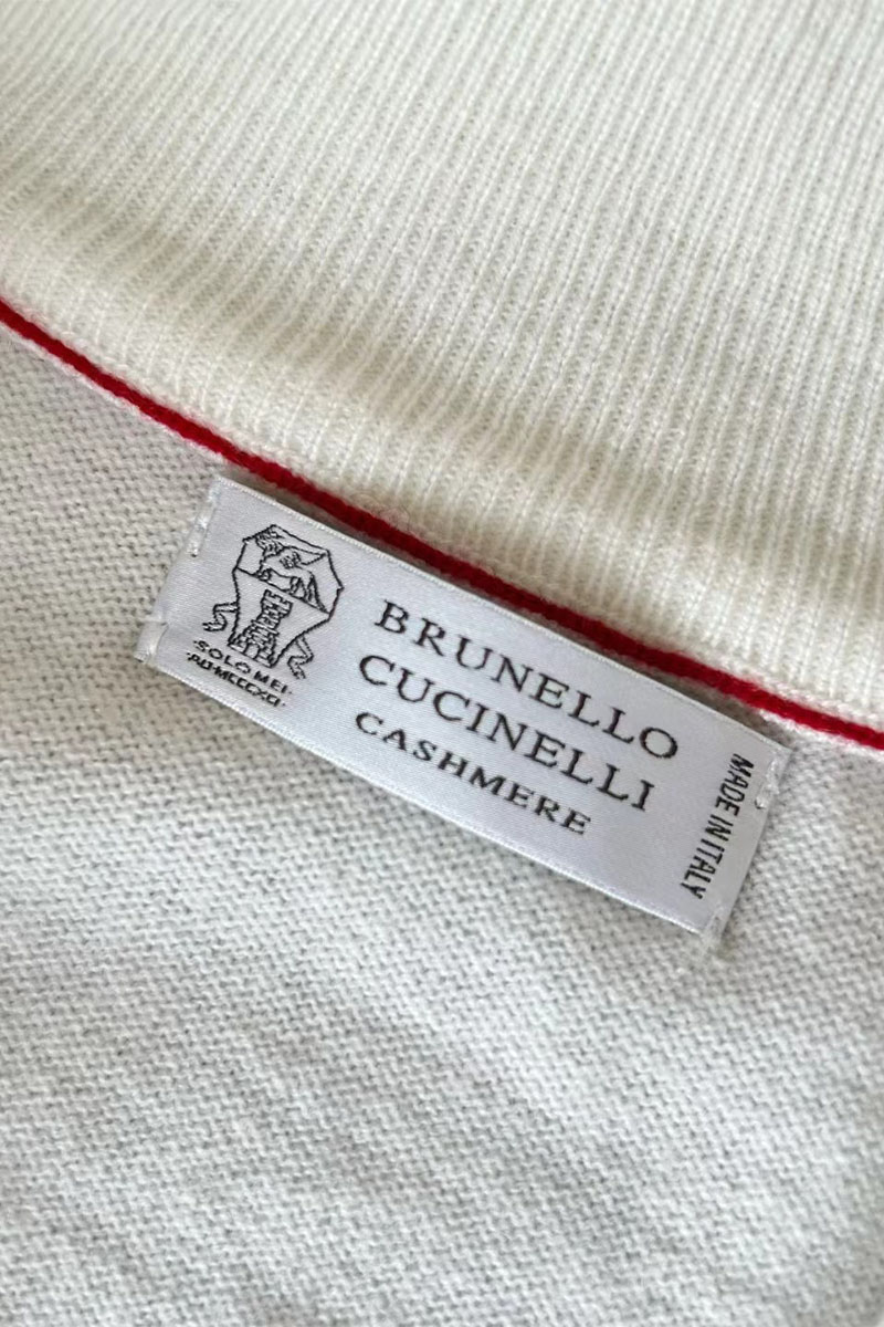 Brunеllо Сuсinеlli Кашемировый свитер Premium - White