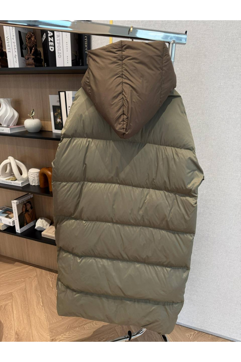 Max Mara Женский пуховик с капюшоном premium - Green