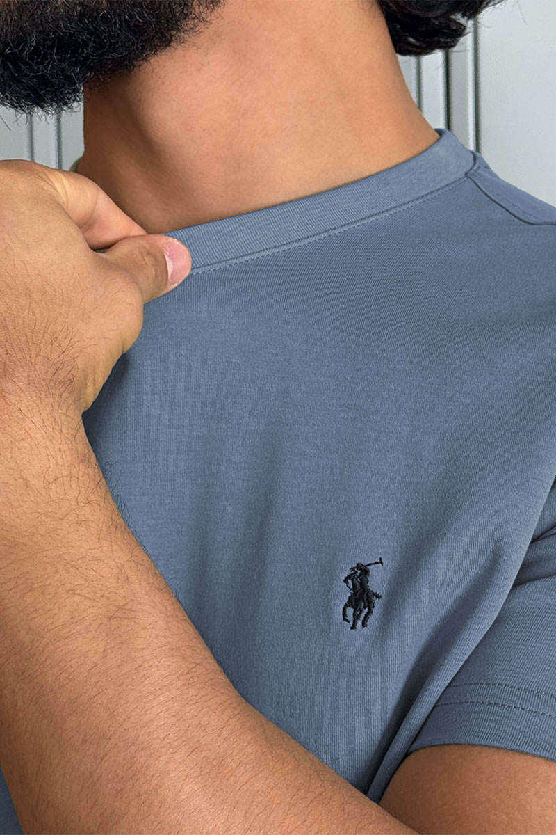 Polo Ralph Lauren Мужская синяя футболка 