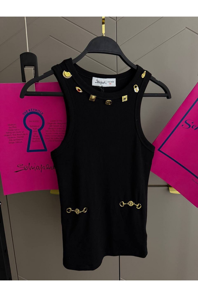 Schiaparelli Женская майка premium - Black