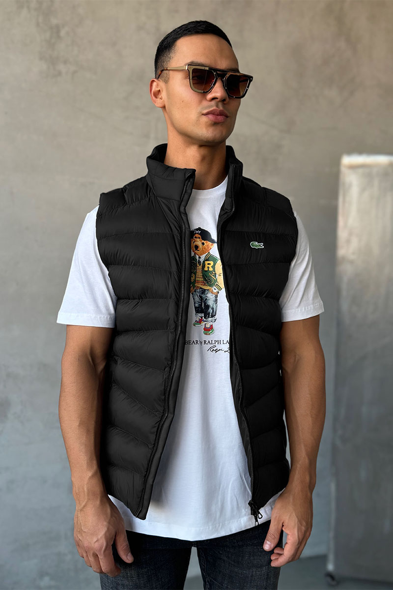Lacoste Мужской жилет чёрного цвета