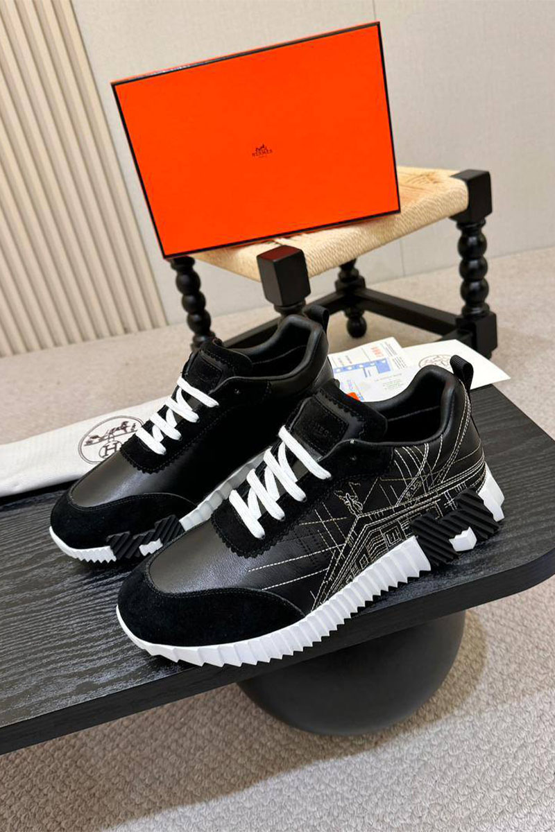 Hermes Мужские кроссовки Bouncing - Black